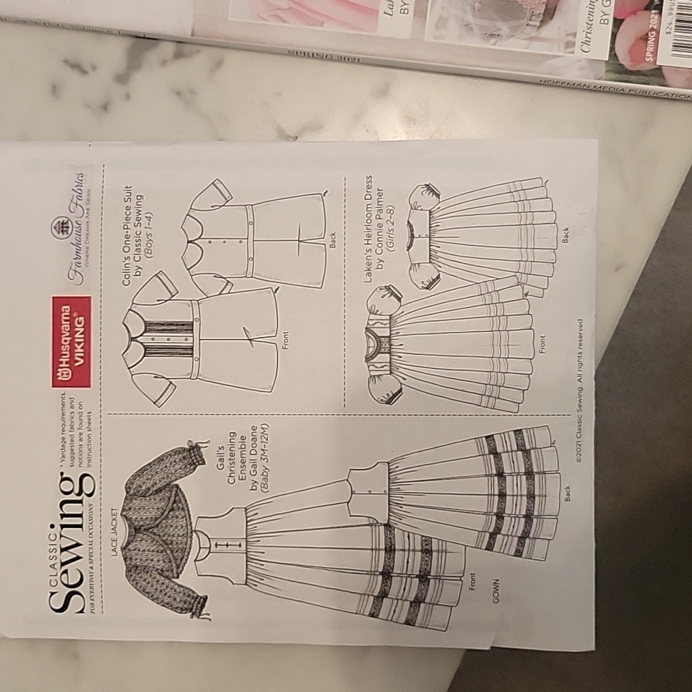 Classic Sewing Magazine Spring 2021 Uncut Pattern - Picture 4 of 4